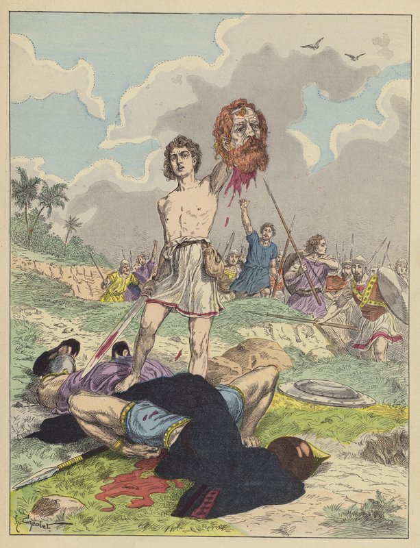 David met het hoofd van Goliath door French School