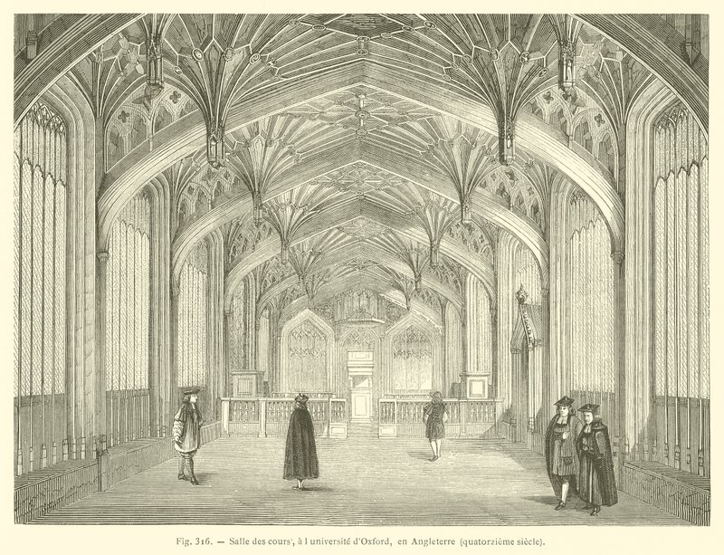 Divinity School, Bodleian Library, Oxford door French School