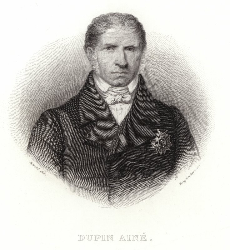 Dupin Aine - Franse politicus en voorzitter van de Kamer van Afgevaardigden (1783-1865) door French School