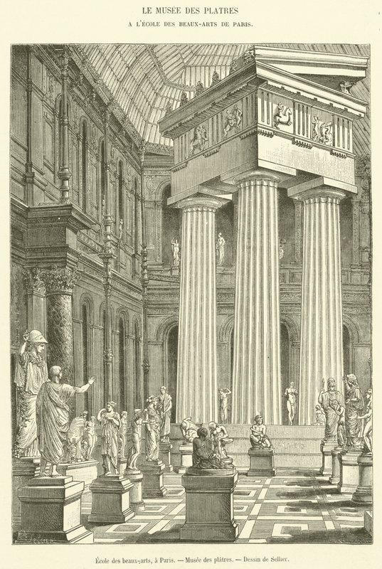 Ecole des beaux-arts, Parijs, Musee des platres door French School