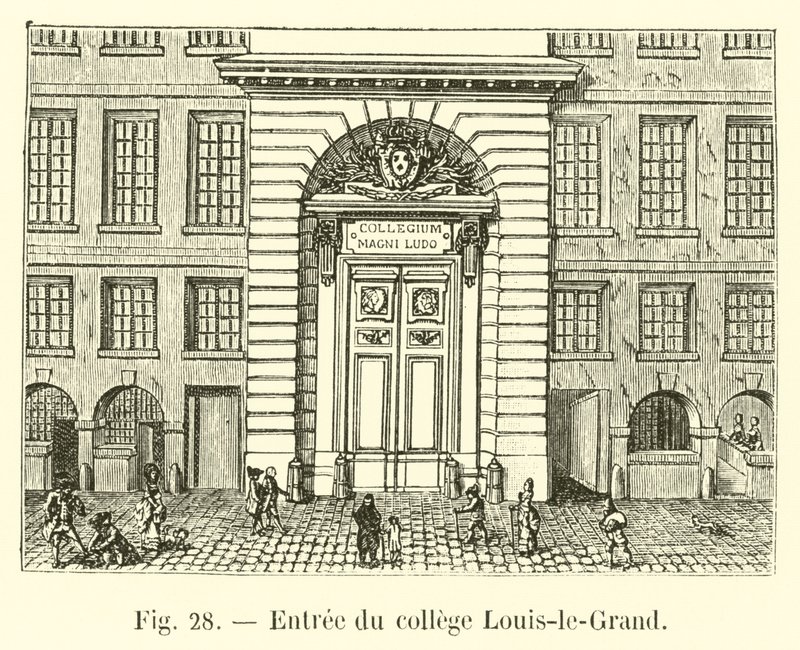 Ingang van het college Louis-le-Grand door French School