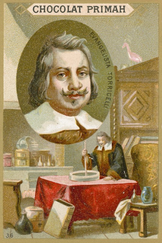 Evangelista Torricelli door French School