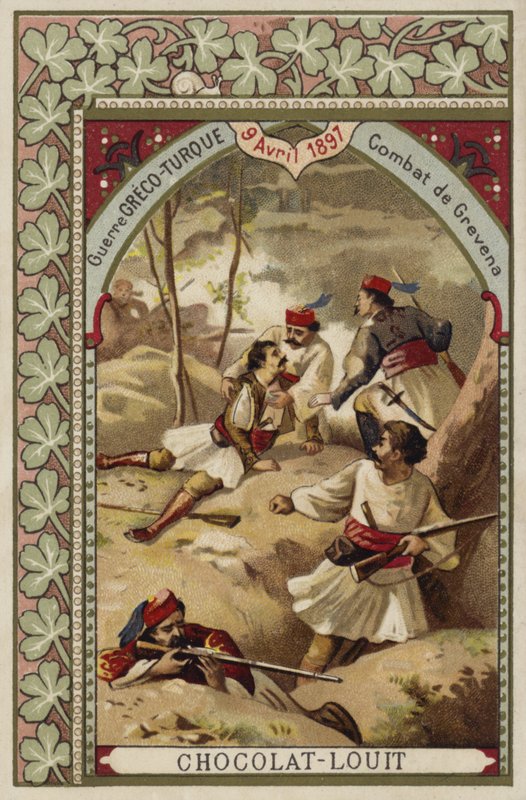 Gevechten bij Grevena, Grieks-Turkse Oorlog, 9 april 1897 door French School