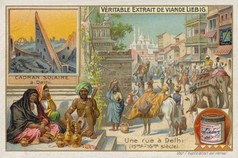 Franse Vleesextract (Bouillon), India door French School