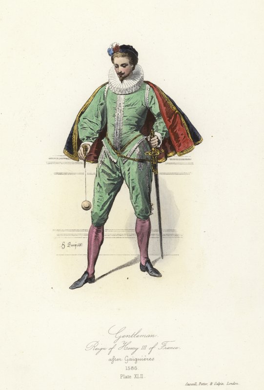 Heer uit de regeerperiode van Hendrik III van Frankrijk door French School