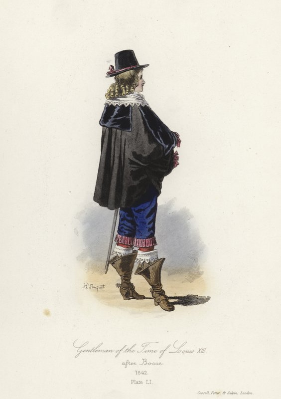 Heer uit de tijd van Lodewijk XIII van Frankrijk door French School