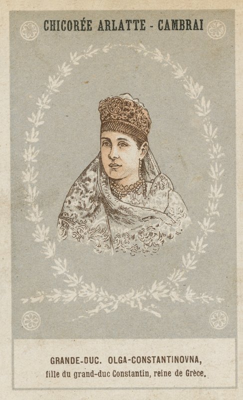 Grootvorstin Olga-Constantinovna, dochter van grootvorst Constantin, koningin van Griekenland door French School