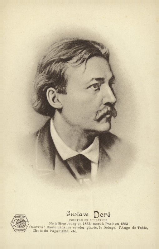 Gustave Dore, Frans kunstenaar en illustrator (litho) door French School