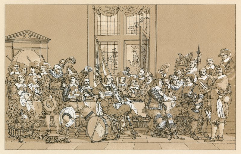 Hollandse klederdracht door French School