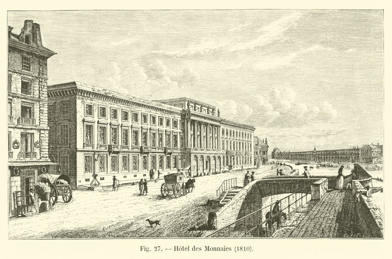 Hotel des Monnaies, 1810 door French School