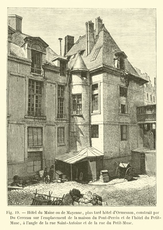 Hotel du Maine of de Mayenne, later hotel d