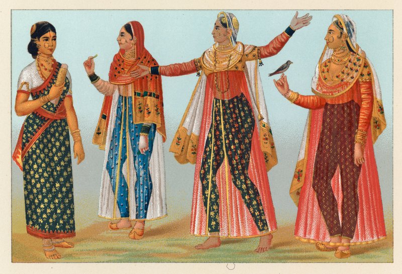 Indiaas kostuum door French School