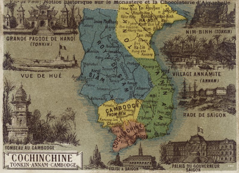 Indochina door French School