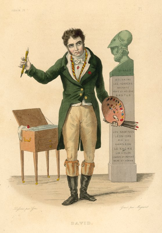 Jacques-Louis David door French School