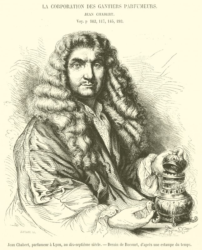Jean Chabert, parfumeur in Lyon, in de zeventiende eeuw door French School