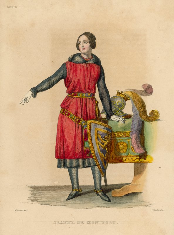 Jeanne de Montfort door French School