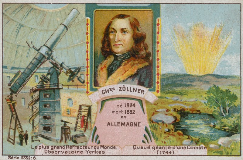 Johann Karl Friedrich Zoellner, Duitse astronoom door French School