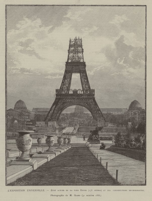 De wereldtentoonstelling, Huidige staat van de Eiffeltoren door French School