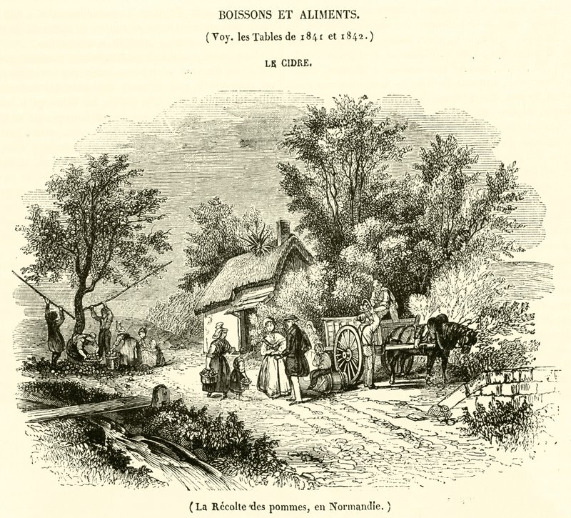 De Appeloogst in Normandië door French School