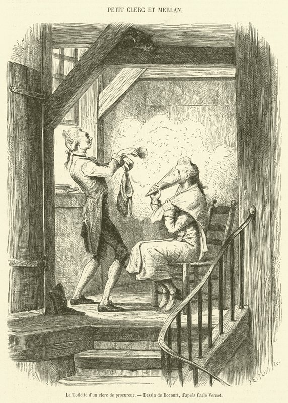 De Toilette van een griffier door French School
