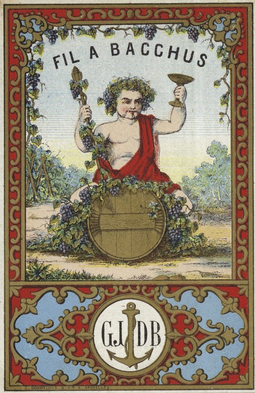 Label voor Fil a Bacchus door French School