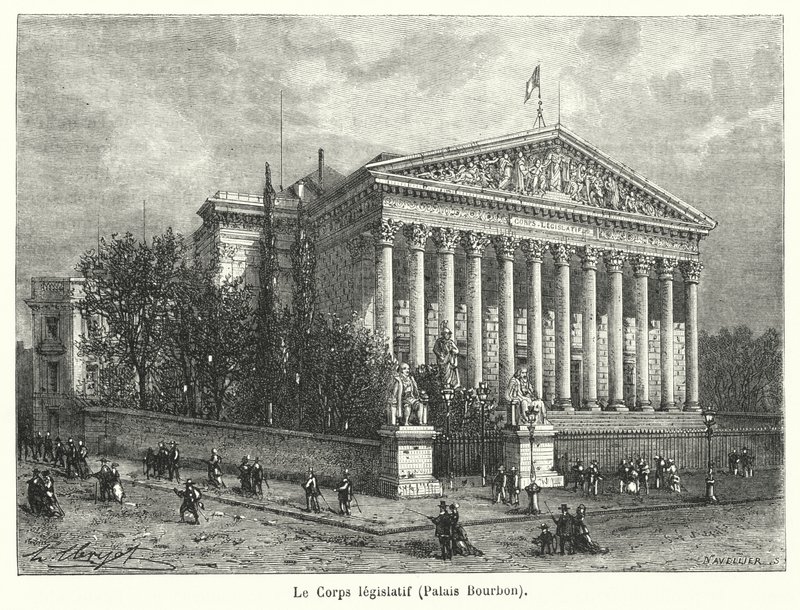 Het Wetgevend Lichaam, Palais Bourbon door French School