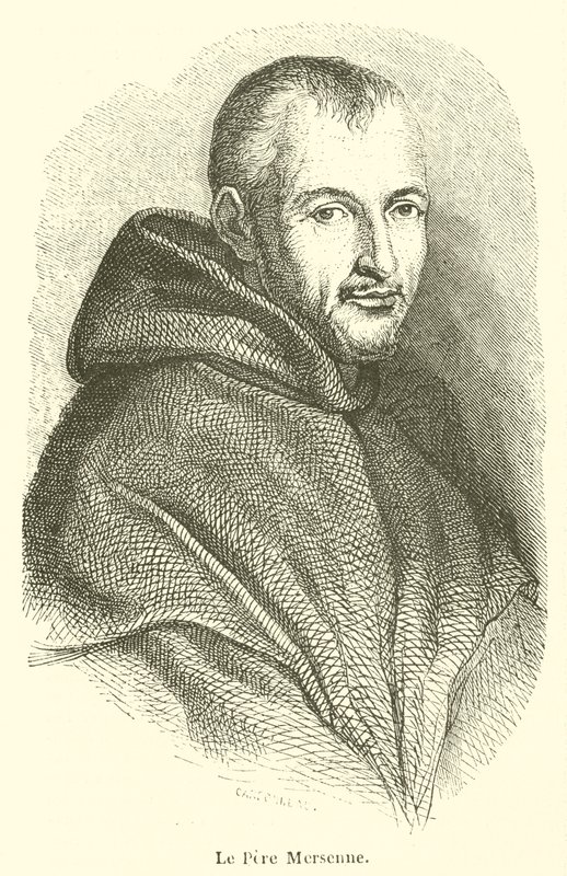 Pere Mersenne (gravure) door French School