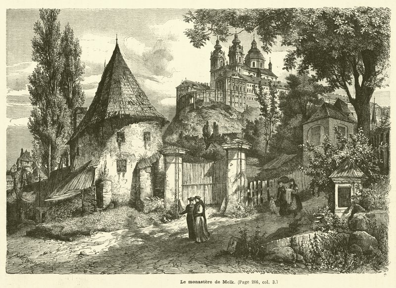 Het klooster van Melk door French School