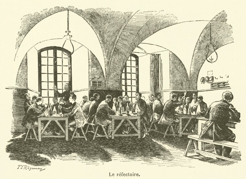 De refter (gravure) door French School
