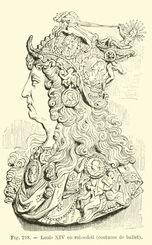 Lodewijk XIV van Frankrijk door French School