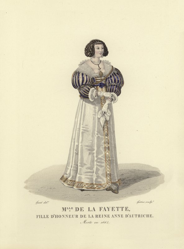 Louise de La Fayette, hofdame van Anna van Oostenrijk, koningin-gemalin van koning Lodewijk XIII van Frankrijk door French School