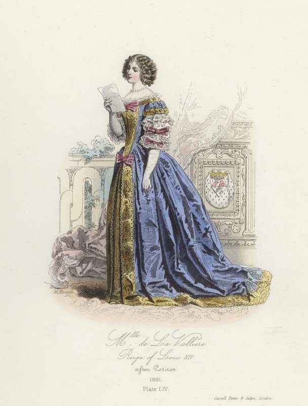 Louise de la Vallière, minnares van Lodewijk XIV van Frankrijk door French School
