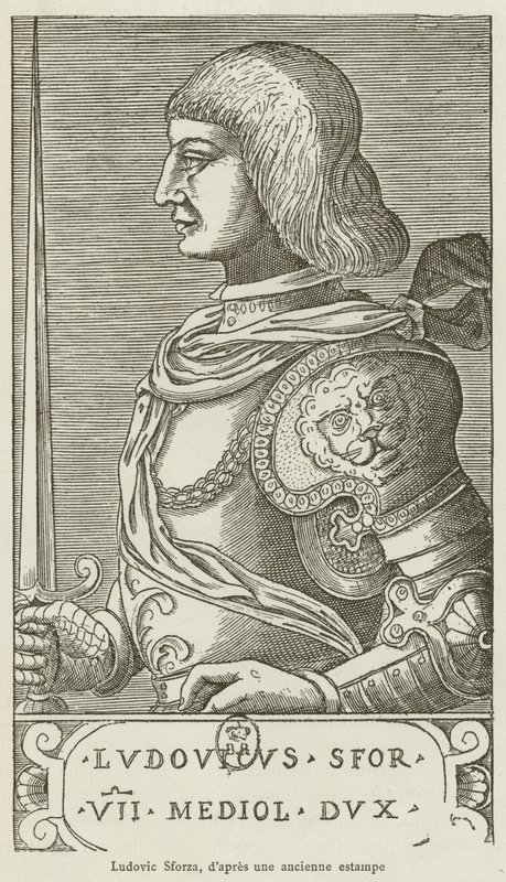 Ludovico Sforza door French School