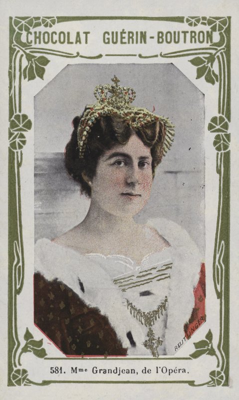 Madame Grandjean, van de Opera door French School
