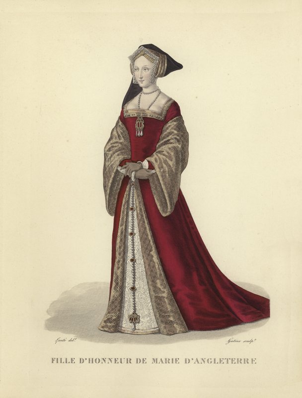 Hofdame van Maria Tudor, derde vrouw van koning Lodewijk XII van Frankrijk door French School