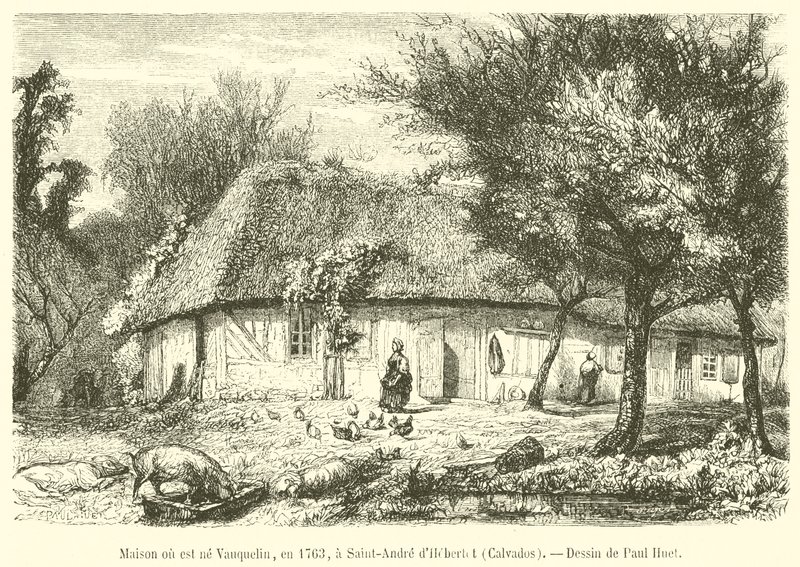Huis waar Vauquelin werd geboren in 1763, in Saint-André d