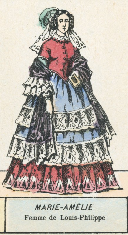 Marie-Amelie, vrouw van Louis-Philippe door French School
