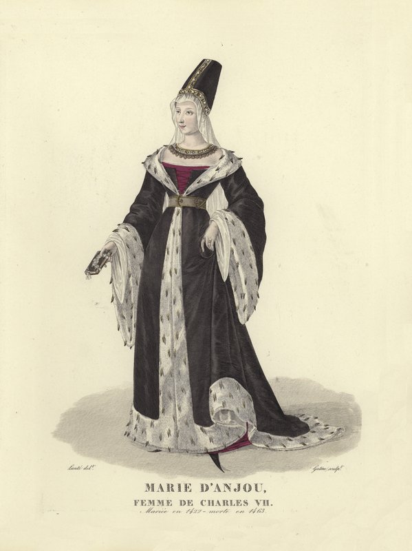 Marie van Anjou, vrouw van koning Karel VII van Frankrijk door French School