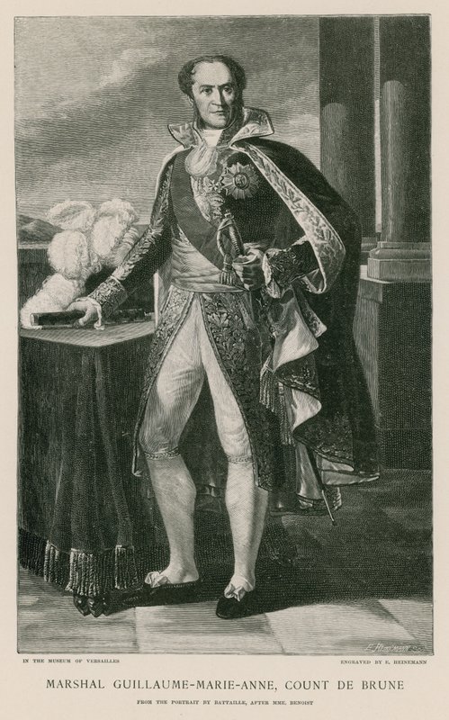 Maarschalk Guillaume-Marie-Anne, Graaf de Brune door French School