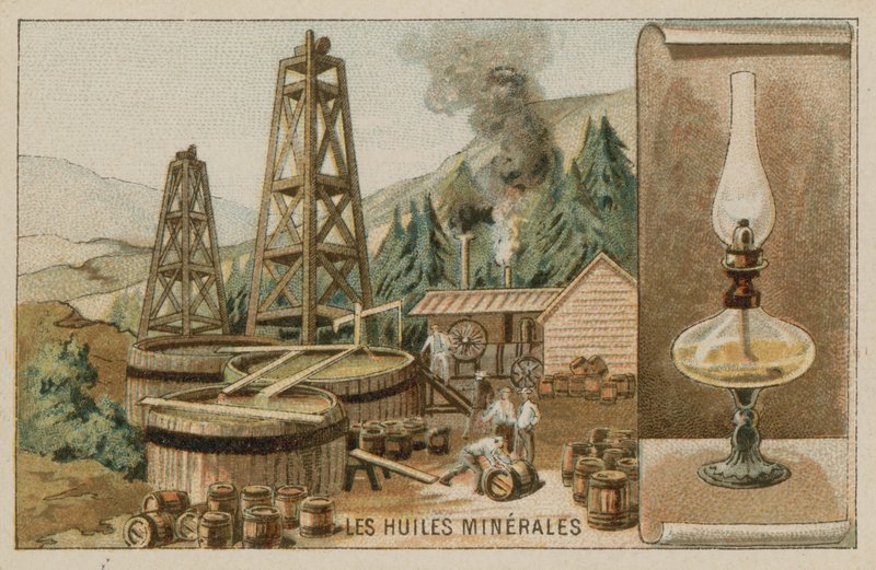 Minerale oliën door French School