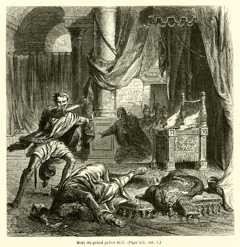 De dood van de hogepriester Eli door French School