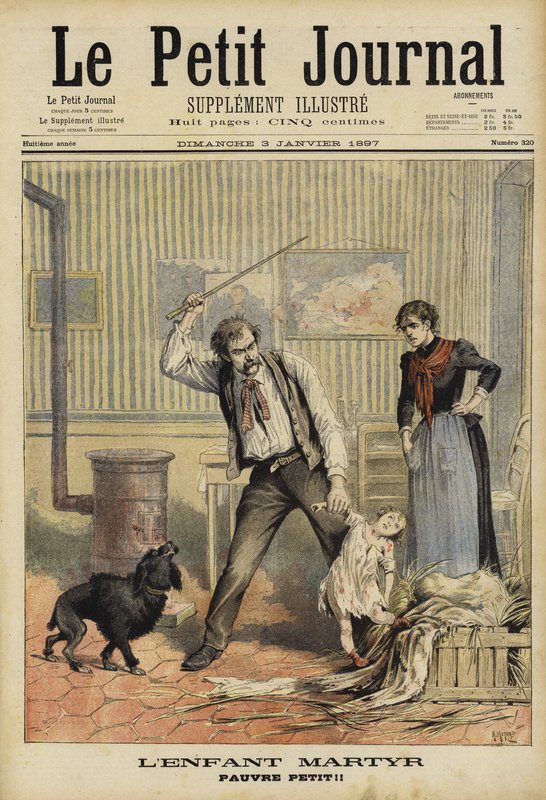 Moord op een jong kind, Frankrijk, 1897 door French School