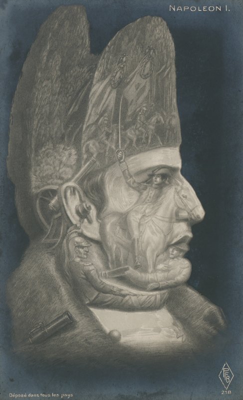 Napoleon I door French School