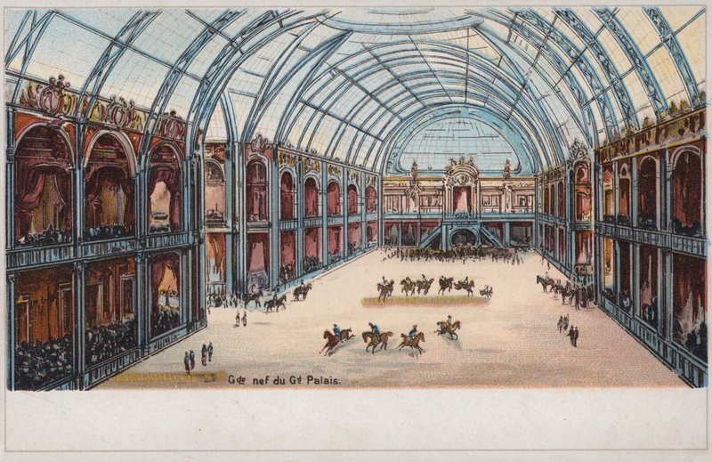 Schip van het Grand Palais, Wereldtentoonstelling, Parijs door French School