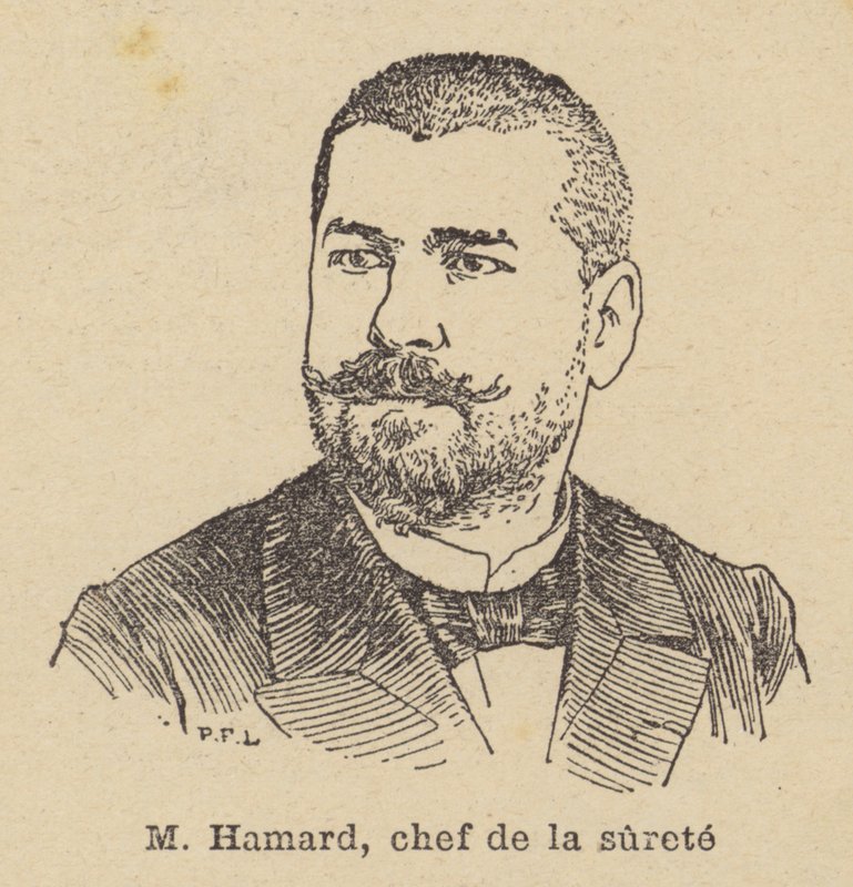 Octave Hamard, hoofd van de Parijse politie door French School