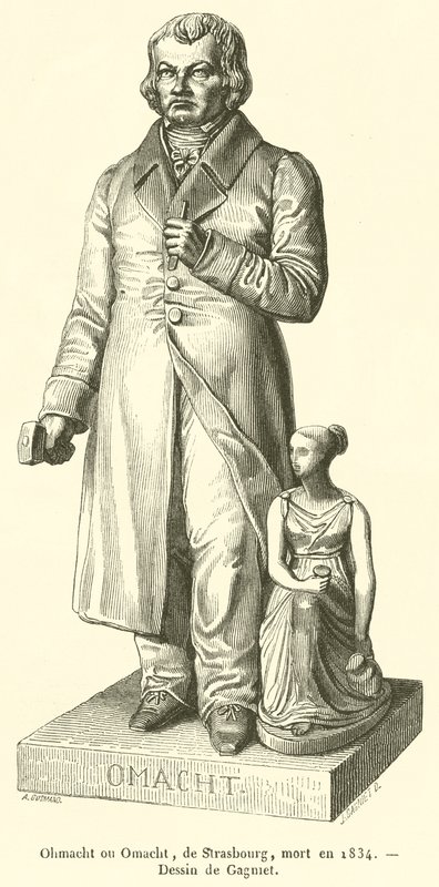 Ohmacht ou Omacht, de Strasbourg, mort en 1834 (gravure) door French School