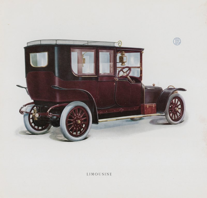 Pagina uit Panhard & Levassor catalogus door French School