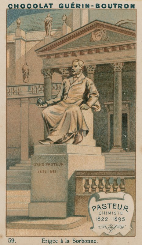 Pasteur, Chemicus, 1822-1895, Opgericht aan de Sorbonne door French School