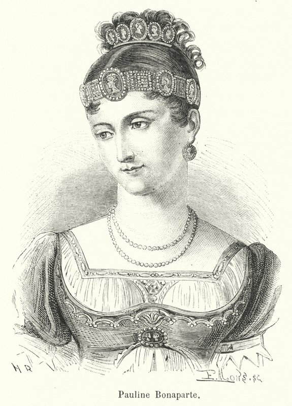 Pauline Bonaparte door French School