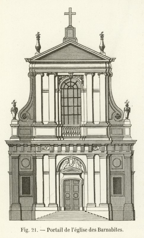 Portaal van de kerk van de Barnabieten door French School